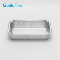 Food-grade Disposable Color Aluminum Foil Aviation Meal Boxes Eco-friendly Aircraft Takeout Packaging Aluminum Foil Containers