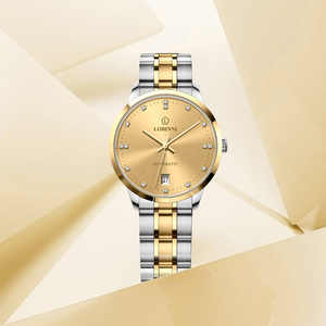 Pour LOBINNI 2013L <span class=keywords><strong>montre</strong></span> en or de luxe pour femmes nouvelle mode bande en acier inoxydable résistant à l'eau mouvement Miyota <span class=keywords><strong>2023</strong></span> - Product Image 1