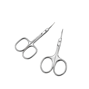 2025 mini làm móng tay thép không gỉ kéo lông mày lưỡi thẳng lớp biểu bì kéo cho lông mày lông mi mặt tóc cắt móng tay - Product Image 5