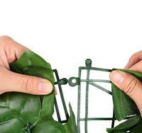 Clôture artificielle en feuilles de lierre, écran de séparation pour la vie privée, haie artificielle et feuilles de lierre artificielles pour la décoration de jardin