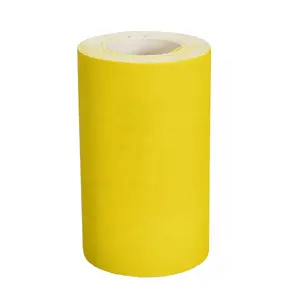 Rollo de papel de lija de óxido de aluminio para pulido, rollos de papel blanco multicolor de 115mm