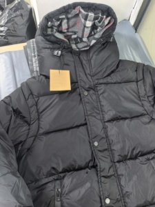 Giacca Invernale da <span class=keywords><strong>Uomo</strong></span> per Esterno, Impermeabile e Antivento, Spessa e Soffice con Maniche Staccabili e Cappuccio Bicolore - Product Image 5