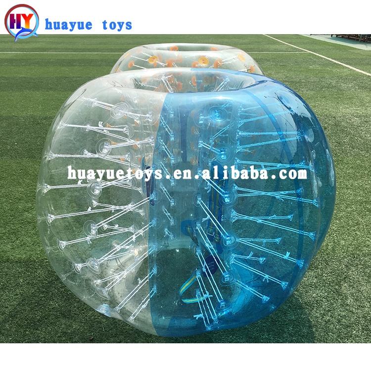 Pelota de PVC inflable para fútbol, Balón de parachoques, Bola de