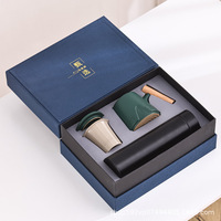 Taza de Cerámica con Logotipo Personalizado para Regalo de Empleados, con Tapa e Infusor de Té, Taza de Café, Regalos Corporativos Promocionales, Proveedor OEM al por Mayor