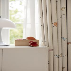 Camera dei bambini oscuranti <span class=keywords><strong>oro</strong></span> nero cartone animato Ready-Made <span class=keywords><strong>tende</strong></span> crema spazio digitale eco-friendly insonorizzate campano stampato <span class=keywords><strong>tende</strong></span> - Product Image 4