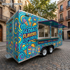 Camion de restauration mobile de qualité commerciale pour shawarma et kebab premium, homologué DOT VIN CE - Product Image 5