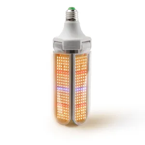 360 Degree Full Spectrum E27 LED Grow Light Corn 150W LED Grow Lamp for Vegetable Fruit Flower Hemp Mushroom Growing Promoting