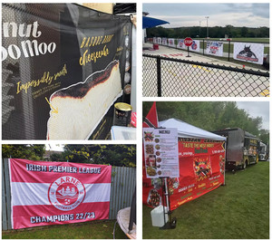 لافتة معلقة مطبوعة بالأشعة فوق البنفسجية من البي في سي والفينيل للفعاليات التجارية ومراكز التسوق والإعلانات السقفية - مخصصة - Product Image 6