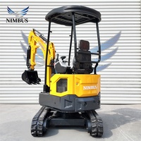 Mini Excavadora con Envío Gratuito, Disponible en Almacén, 2 y 3 Toneladas, Mini Excavadora con Motor Kubota, Excavadora de Cadenas para Proyectos Pequeños