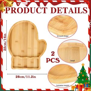 Bamboo and wooden <b>trays</b> for Christmas and Halloween, wooden <b>dinner</b> plates for children, cartoon <b>trays</b> for restaurants, and - Product Image 5