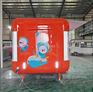 Multi-Functionele Op Maat Gemaakte Straat Mobiele Fastfood Koffie Truck Air Stream Hotdog Food Trailers Volledig Uitgeruste Pizzakar - Product Image 6