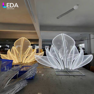 LEDA Nouveau Design Chic LED en forme de plume Décoration de mariage idéale pour le style des festivals et des événements - Product Image 3