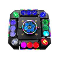 Projecteur mobile Storm Bee 150W avec bande LED, laser, stroboscope, DMX512 pour piste de danse, DJ, scène, soirées disco