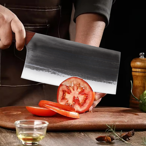 Couteau de cuisine chinois forgé à la main, 8 pouces, lame en acier inoxydable 4Cr14Mov, ultra-affûté, pour la maison et la restauration, OEM - Product Image 2