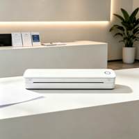 Printer Barcode Thermal Mini Nirkabel BT Android IOS dengan Dukungan ESC, Stok Tersedia, Pencetakan Struk A4
