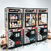 Vente en gros usine : Machine à griffes en bois de taille moyenne, à monnayeur, pour attrape-jouets, poupées, prix et cadeaux, pour divertissement intérieur