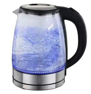 מכירה לוהטת ביתי מעולה תה מים באיכות גבוהה קומקום זכוכית קומקום חשמלי 2L קומקום חשמלי