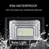 Lámpara Solar LED SLOER de Alta Luminosidad, IP67 Impermeable, para Exteriores, 100W, Panel Solar, Control Remoto, Ajustable, 3 Años de Garantía
