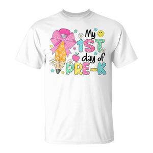 Camiseta para niñas de mi primer día de preescolar, regreso a clases 2025 - Product Image 1