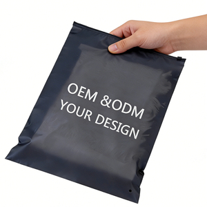 Bolsa <span class=keywords><strong>de</strong></span> Polietileno con Cierre Personalizada OEM, Mate, Esmerilada, con Certificación GRS, Reutilizable, con Orificio <span class=keywords><strong>de</strong></span> Ventilación, LDPE, Ziplock, para Empaque <span class=keywords><strong>de</strong></span> Ropa <span class=keywords><strong>de</strong></span> Marca, <span class=keywords><strong>de</strong></span> Fábrica - Product Image 1