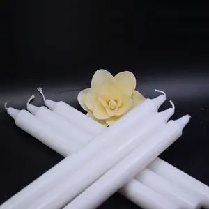 Candles White Wholesale Church Stick Religious Votive Paraffin Wax Taper Household White Candle For Dinner