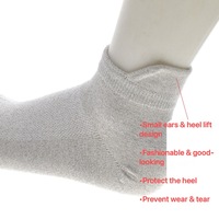 Chaussettes conductrices en fibre d'argent, vêtements de protection et chaussures de mise à la terre EMF pour électrothérapie, produits de sécurité en fibre d'argent