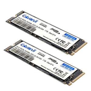 Quanji Solid M2 Internal NVMe 3.0 PCIe SSD 256GB-2TB baca 3400MB/dtk tulis 3100MB/dtk 3D NAND Flash - Product Image 2