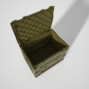 Caixa de Armazenamento Dobrável Reforçada para Camping, Organizador Externo em Plástico Moldado por Injeção, para Itens Domésticos e Porta-Malas de Carro - Product Image 3