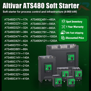 ซอฟต์สตาร์ทเตอร์ ATS480M10Y ของแท้ใหม่ 1000A ควบคุมมอเตอร์สามเฟส 208...690V Altivar ATS480 ซอฟต์สตาร์ทเตอร์ ATS480M10Y - Product Image 3