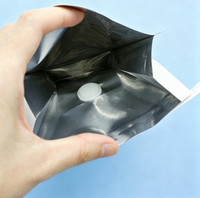 Sachet d'emballage de café en papier kraft personnalisé avec fermeture thermoscellable pour grains de café entiers et haricots noirs, avec lien métallique