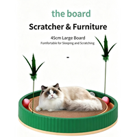 Planche à gratter pour chat et lit d'affûtage des griffes - Jouet pour chat en carton ondulé durable et non-déchirable