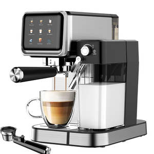 เครื่องชงกาแฟ Anbolife แบบร้อนเย็น 20 บาร์ หน้าจอสัมผัส TFT ควบคุมอุณหภูมิด้วย NTC ชงเอสเพรสโซ คาปูชิโน ลาเต้ ถังน้ำ 1 ลิตร - Product Image 6