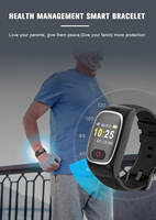 4G Bracelet SOS Pour Personnes Âgées,Montre Connectée Avec Détecteur De