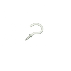 Accessoires pour cadres photo en fer Taisheng : Crochets en forme de point d'interrogation, crochets à tasse et vis à œil, avec revêtement en caoutchouc et finition électroplaquée, 55x28.3mm - Product Image 1