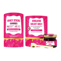 En stock, marque privée, shilajit naturel original, safran, shatavari, gummies au shilajit, gummies au shilajit pur de l'Himalaya pour femmes