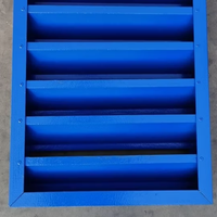 Volet manuel réglable en fibre de verre FRP, persienne à angle contrôlable pour ferme avicole et serre