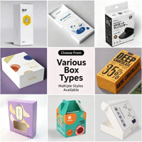 Boîte d'emballage de produit, impression personnalisée de cartons, boîte à surprise, boîte cadeau personnalisée, conception et production de cartons sur mesure