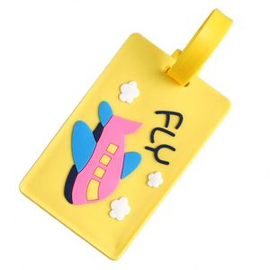 Étiquette de bagage personnalisée en PVC écologique avec impression de logo, cadeau souvenir pour sangles de bagages - Product Image 2