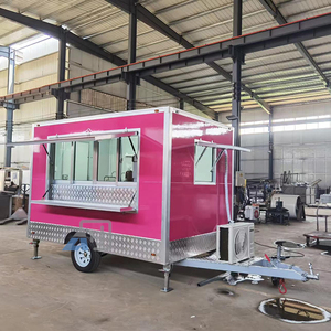 מותאם אישית 3 מ '/10ft מזון קטן טריילר משאית פיברגלס נייד כלב חם עגלת גלידה למכירה - Product Image 5