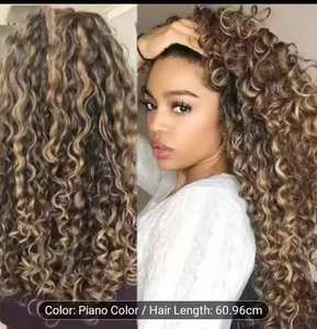 Extensiones de Cabello con Plumas, Extensiones de Cabello Onduladas, Trenzado de Dos Hebras Conectadas, Plumas Gemelas, Extensiones de Cabello con Línea de Plumas para Cabello Afro - Product Image 3