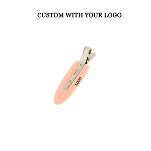 Logotipo personalizado Herramientas fáciles de usar Clips de plástico Peluquería Corte Salón Herramienta <span class=keywords><strong>peque</strong></span>ña Belleza Maquillaje Clip Mujeres Niñas Maquillaje Pins Diario - Product Image 4