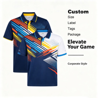 Polo entièrement imprimé, vêtements de travail personnalisés, polos sublimés, logo brodé, polo de golf, t-shirt