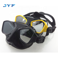 Masque de plongée sous-marine JYF Brand Fashion avec champ de vision haute définition et verres en verre trempé