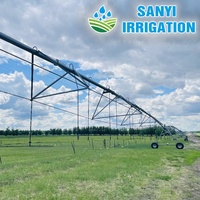 Système d'irrigation de tomate de système d'arrosage d'irrigation de mouvement latéral à quatre roues pour des fermes