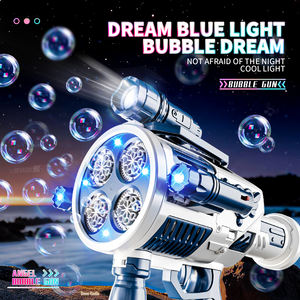 Lanzador de Cohetes de Burbujas Manual para Niños, Fiesta al Aire Libre de Verano, Pistola de Burbujas Eléctrica Totalmente Automática con LED - Product Image 3