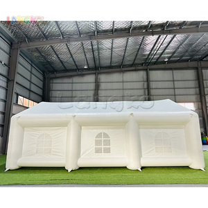 Tente de <span class=keywords><strong>camping</strong></span> gonflable imperméable en PVC/Oxford, tente de réception blanche - Product Image 2