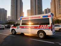 Nouvelle ambulance Naveco Diesel à transmission manuelle, traitement rapide, longueur 8-15m