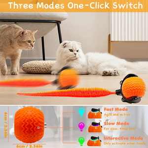 Nuevo Juguete Interactivo para Gatos, Pelota Giratoria para Gatos, Juguete con Movimiento Automático de 360 Grados - Product Image 4