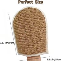 Kit de brosses pour le corps en bois naturel et poils naturels écologiques 4 pièces avec gant exfoliant et brosse pour cuir chevelu sec, coffret cadeau inclus