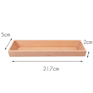 NOVITÀ 2026 Vassoi in Legno di Faggio Stile Boho, Vassoio Decorativo in Legno di Faggio per Servire, Tagliere per Pane e Tè Pomeridiano - Product Image 6